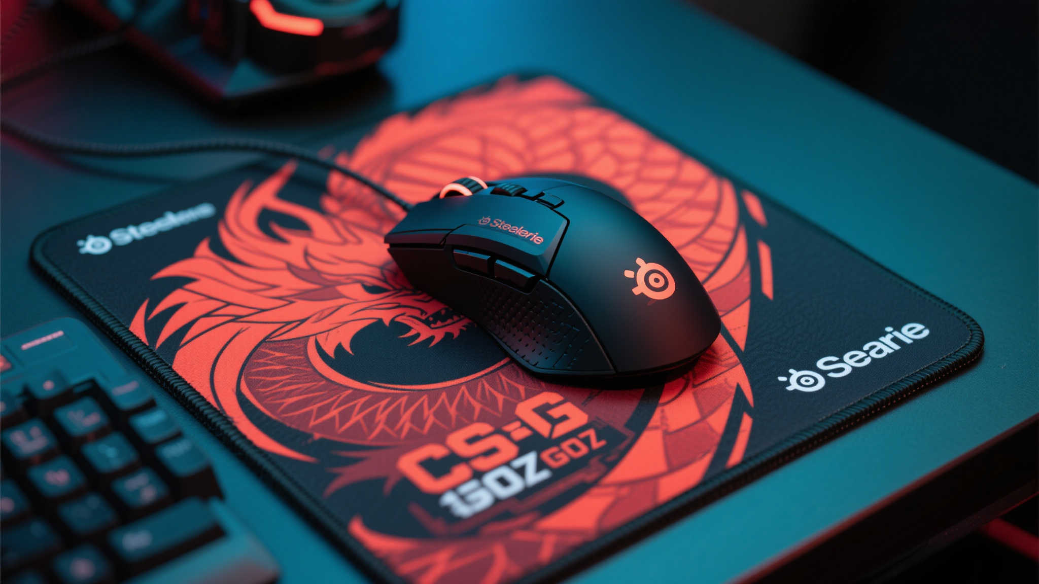 赛睿推出《CS》“龙狙”限量版鼠标及垫即将上市 赛睿推出《CS》“龙狙”限量版鼠标及垫即将上市