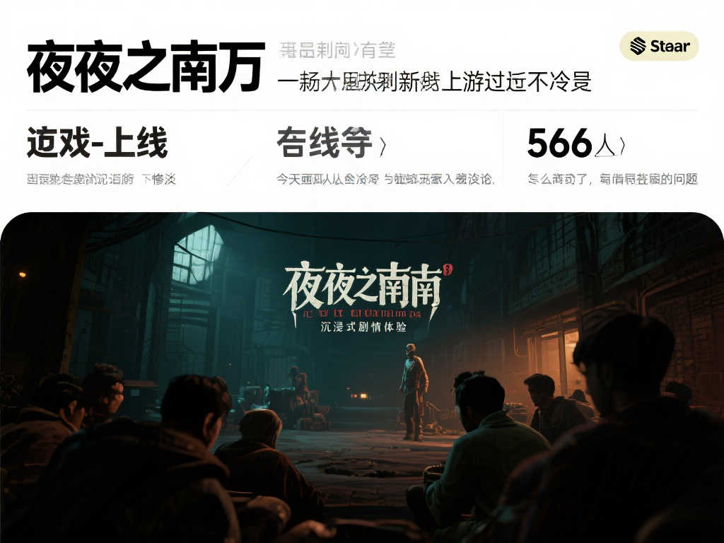 《午夜之南》首发遇冷,Steam在线峰值仅566人! 《午夜之南》首发遇冷,Steam在线峰值仅566人!